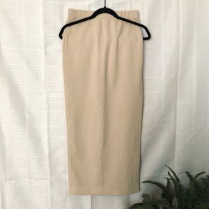 L’Academie LA Knit Midi Skirt with Slit